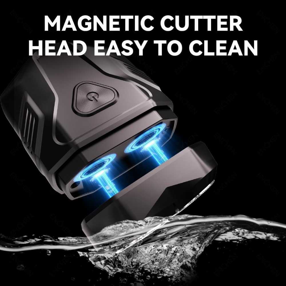 Waterproof Rechargeable Portable Shaver with Multi-Functional Display – My Store